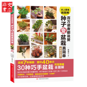 百萬讀者都說贊 種子變盆栽真簡(jiǎn)單：30種巧手盆栽接栽植全圖解（暢銷白金版）
