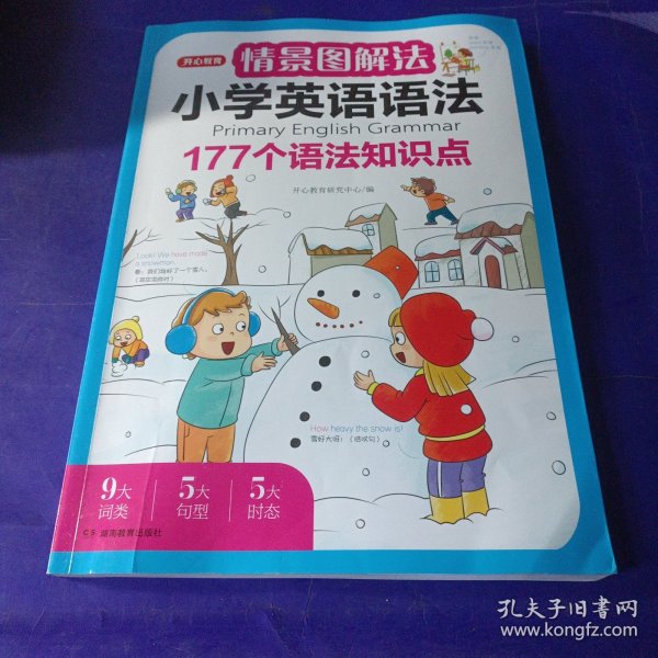 情景图解法小学英语语法视频讲解版三四五六年级思维导图学音标单词句型公式词性时态大全 开心教育