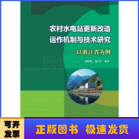 农村水电站更新改造运作机制与技术研究——以浙江省为例