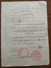1970.年沭阳县红旗人民公社红旗大队证明