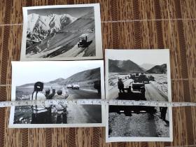 青藏公路修建照片三张