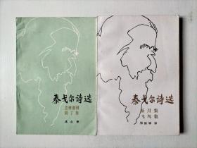 泰戈尔诗选：《新月集》《飞鸟集》《吉檀迦利》《园丁集》两本合售