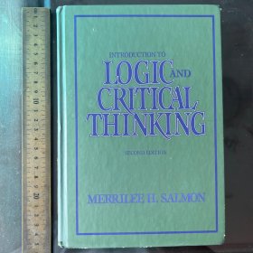 Introduction to Logic and critical thinking 英文原版精装