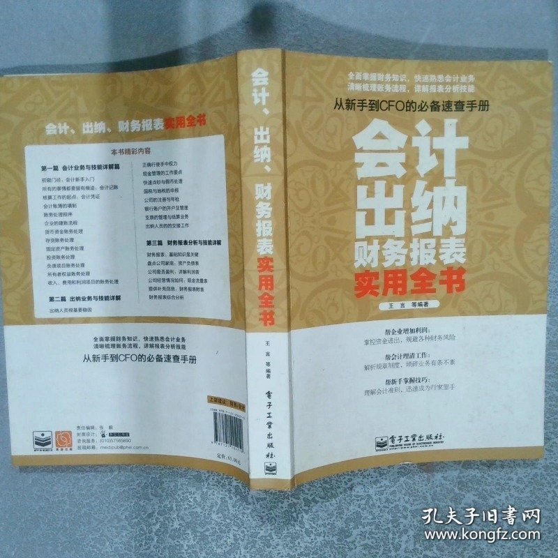 会计 出纳 财务报表实用全书