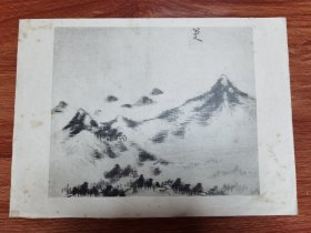 珂罗版《八大山人神品》*四张散页*百年精印。大正8年（1919）年珂罗版精印。长尾雨山题、小林忠次郎发行。 品相完好，有衬纸，尺寸37*27厘米。原书完整要大几千块钱。