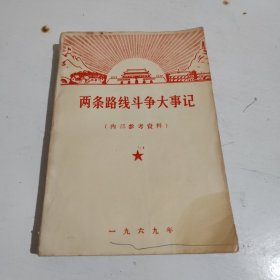 两条路线斗争大事记