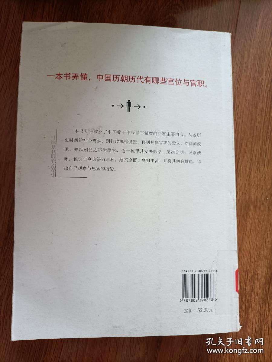 中国历代职官沿革史.