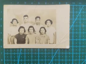 老照片：1952年上海市民立女子中学党支部合影合摄留念（苏本喦苏氏五姐妹创办民立女中）PH125