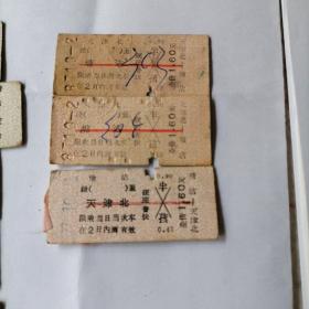 老火车票(012)（1987年塘沽-天津-塘沽）