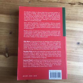 英文原版 Mobility in History：The State of the Art in the History of Transport，Traffic and Mobility（《移动出行史：历史中顶级的交通、运输和出行》）