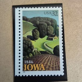 USA113美国邮票 1996爱荷华州建州150年 外国邮票 新 1全