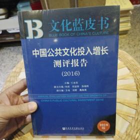 中国公共文化投入增长测评报告（2016）