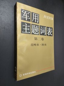 军用主题词表
