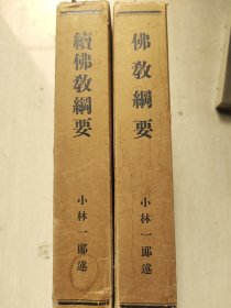 1932年，布面精装，大乘佛教《佛教纲要》《续佛教纲要》2册