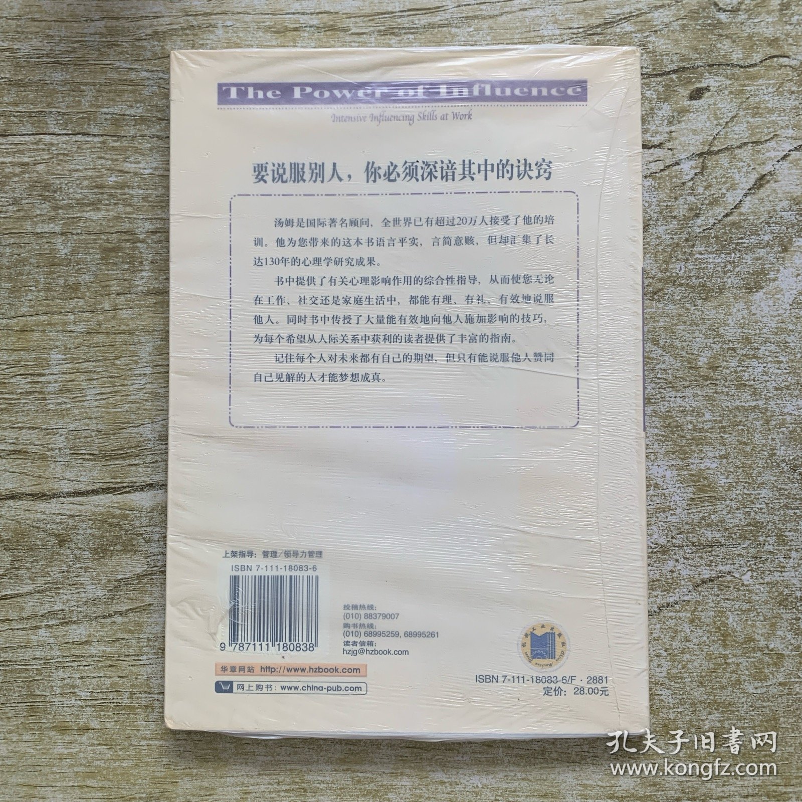 影响力：有效地影响他人的艺术