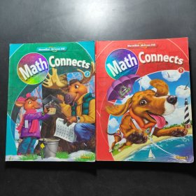 Math Connects 1 2 两本合售