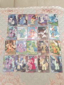 小马宝莉 闪卡 20张 (货号150－7)