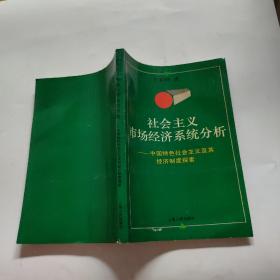 社會主義市場經(jīng)濟系統(tǒng)分析——中國特色社會主義及其經(jīng)濟制度探索
