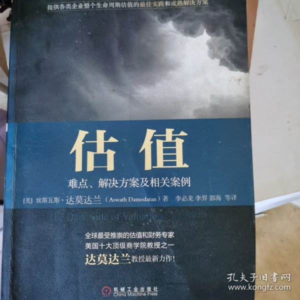 估值：难点、解决方案及相关案例（原书第2版）