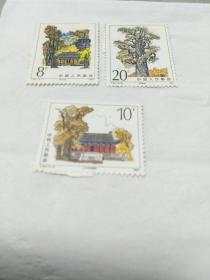 邮票 T84 黄帝陵 3枚1套