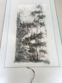 就爱这种竹子.买家自鉴定工艺品，其峰保证手绘/老国画画60+30cm