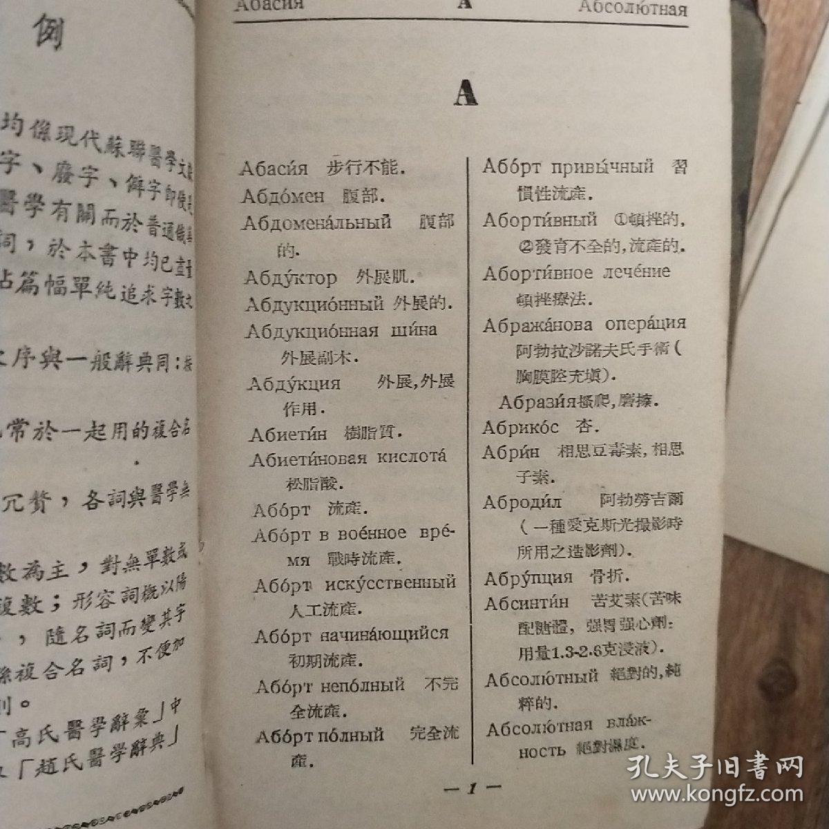 实用俄华医学辞典