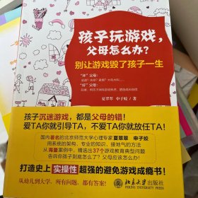 孩子玩游戏，父母怎么办？——别让游戏毁了孩子一生