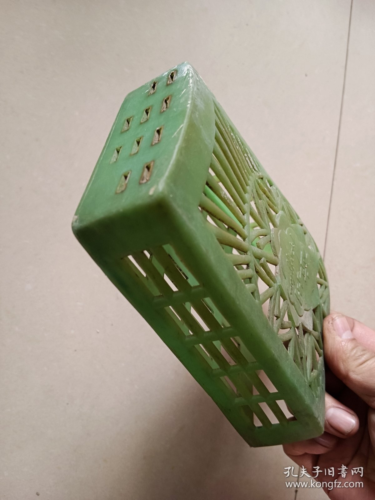 老筷子笼 塑料筷子筒 15×11/8