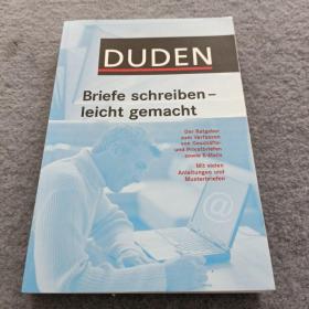 DUDEN Briefe schreiben-leicht gemacht  德文版品好 现货 当天发货