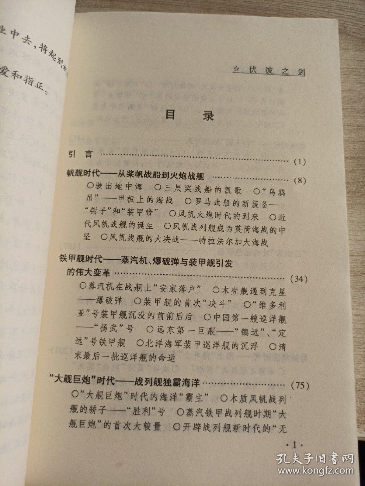 伏波之剑：水面舰艇史话