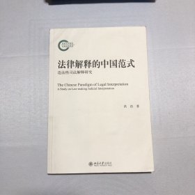 法律解释的中国范式——造法性司法解释研究