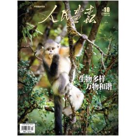 《人民画报》2021年10月第10期  生物多样性专刊  万物和谐  金丝猴封面 。纪念昆明联合国世界生物多样性大会召开。中国空间站神舟十二号。第十四届全运会开幕。