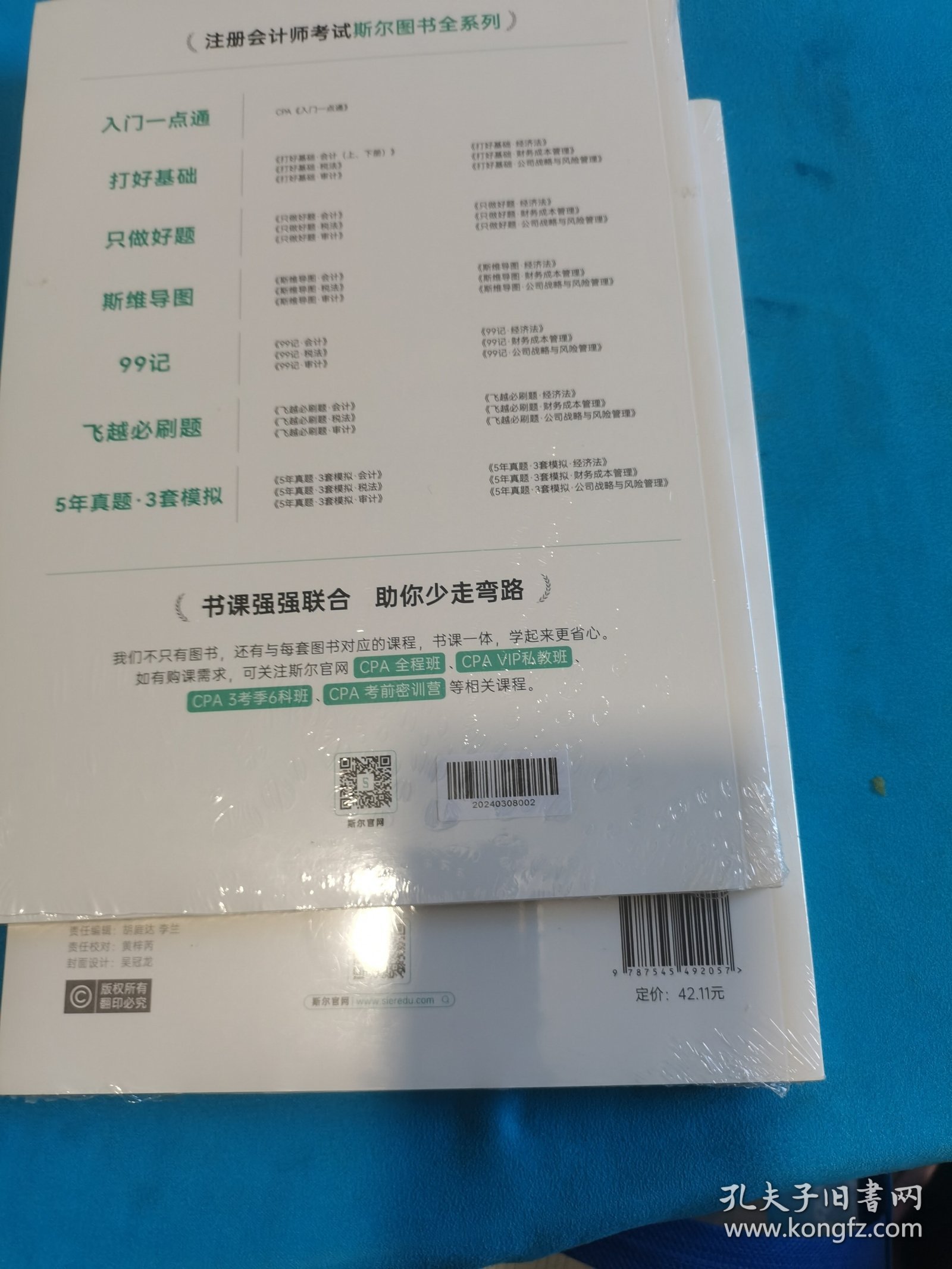 只做好题 审计 ，答案与解析（2册同售）两册全塑封书