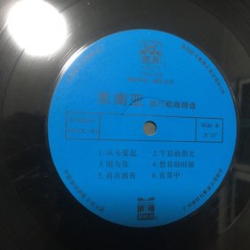 黑胶唱片-东南亚流行歌曲精选 特辑