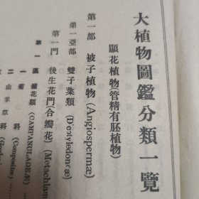 大植物图鉴（民国时期的 日文版 罕见 看描述）