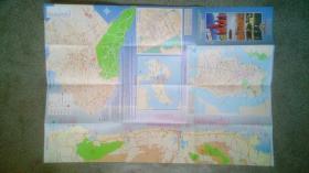 旧地图-肯尼亚旅游地图英文版(2001年)4开85品