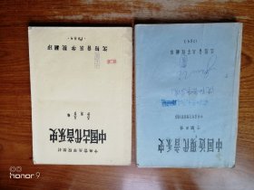 沈阳音乐学院翻印油印本：中国古代音乐史、中国近现代音乐史2册（满减免活动，详情见店内公告）