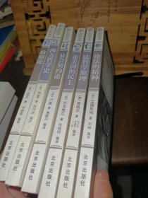 政府论、西方哲学论、社会契约论、论美国的民主、法哲学原理、论法的精神（6本合售）