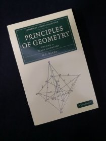 【BOOK LOVERS专享247元】Principles of Geometry: Volume 2 几何原理 第二卷 剑桥大学版 英文英语原版 非轻型纸 高阶学术版本