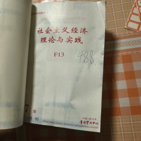 社会主义经济 理论与实践复印报刊资料1999年1--12合订本