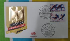 德国邮票  首日封 西德1979年运动 16