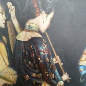 陈逸飞油画：浔阳遗韵（画框；112cm  x  82cm）