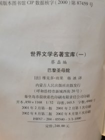 巴黎圣母院 世界文学名著宝库