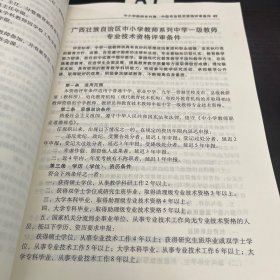 广西专业技术资格评审条件汇编