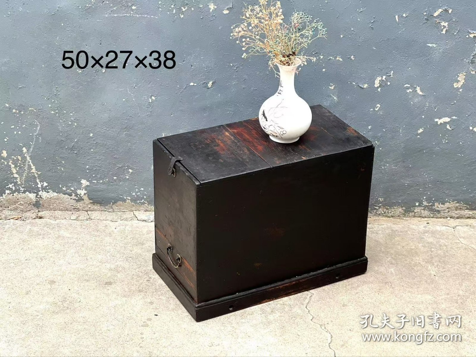 清代带抽屉老木箱