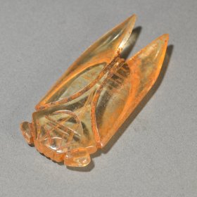 汉代老水晶八刀蝉