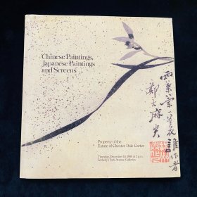 苏富比1980年12月18日纽约拍卖会 中国和日本绘画 拍卖图录图册 收藏赏鉴