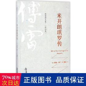 傅雷译文集：米开朗琪罗传（传记卷）