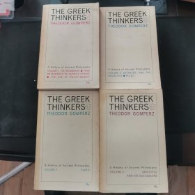 【英文原版书】Greek Thinkers*** A History of Ancient Philosophy Vol.1-Vol.4（ 《希腊思想家》古代哲学史 全四卷）