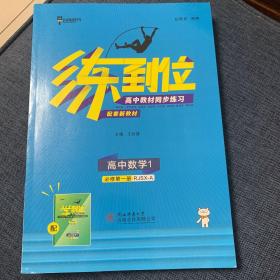 练到位 高中教材同步练习 高中数学1 必修第一册RJSX-A